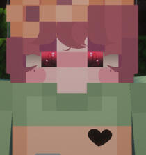 HD Eyes & Hair + Accessory (Hate/Black Cracking Heart)